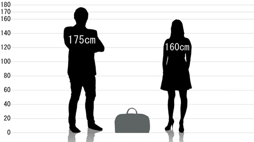 男女とブレザークラブ BD2の原寸サイズ比較